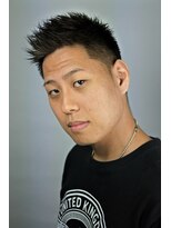 サニーズ バーバー(Sunny's barber) アップバングセミウェットショート
