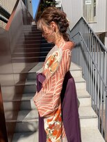 大切な日のヘアはLONESSで☆メルティカラー