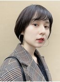 【20/30/40代にオススメ】新社会人向け暗髪ショート**