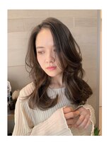 センス(SENSE) 【 sense 関谷】愛され韓国風ロングレイヤー ベージュカラー