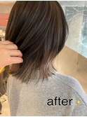 20代30代40代☆ネオウルフ＆インナー裾カラー☆before→after