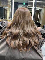 ラテ 渋谷(LATTE)&nbsp;オリーブベージュカラー 赤み消しカラー ブリーチなし