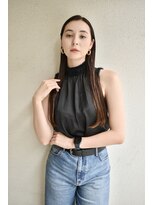 ブゾン(buZon)&nbsp;耳掛けスタイリッシュストレート×大人ロング