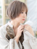 カバーヘア ブリス 大宮西口(COVER HAIR bliss) 大人ハイライトシースルーバングボブショートc5大宮20代30代40代