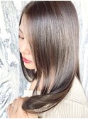 ラベンダーグレージュカラー[ブルベおすすめヘアカラー]