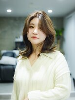 スラップス(SLAPS.)&nbsp;ハイライト　アッシュ　ミディアムレイヤー