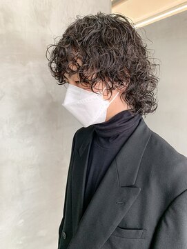 テトヘアー(teto hair) マッシュウルフ、くるくるパーマ、メンズパーマ