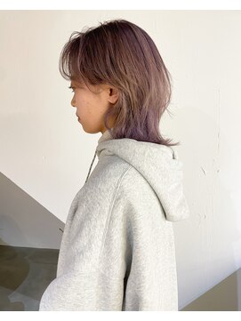 シアー(siar) ラベンダーカラー　ウルフカット