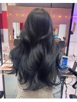 キーン 吉祥寺店(keen)&nbsp;【NANAKO】グロスブラック × レイヤーカット