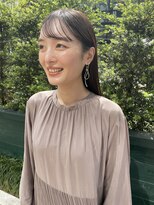 ビュートリアム265(BEAUTRIUM 265) ミディアム/ぱつっとヘア/ストレートヘア/シースルーバング/銀座