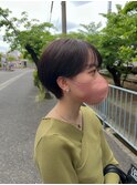 髪質改善/前髪/マチルダボブ/ピンクベージュ/インナーグレージュ