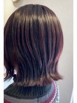 アズールサン 草加西口店(azule-sun) 髪質改善カラー,ウルフカット,レッドパープル,秋カラー【草加】