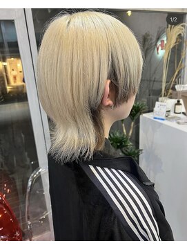 アリー(ally) 中性的メンズウルフカットマッシュウルフショートウルフカット