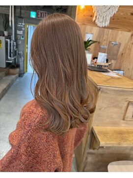 ウィークエンド(WEEKEND) ブリーチなしダブルカラー+カット+トリートメント【¥13800】