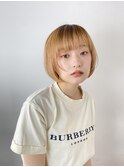 ミニボブ×ダブルカラー