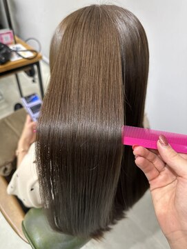 ヘアーアンドビューティーザ エフ(Hair Beauty the F) ＊艶髪_髪質改善カラー_アッシュブラウン_m115