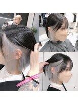 サイ アオヤマ(sai AOYAMA)&nbsp;インナーカラー/イヤリングカラー/韓国風ヘア/グレージュ