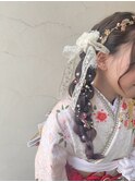 成人式ヘアセット/編みおろし
