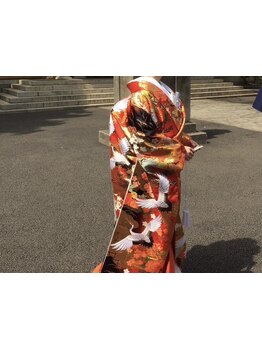 【年中問わず】結婚式・お茶会・観劇・お食事などイベントでの着付けは、ベテランスタイリストにお任せ☆