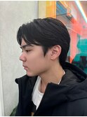 毛流れニュアンスセンターパート