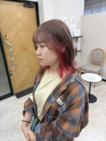 スイ(sui)&nbsp;インナーカラーレッド　ダークレッド