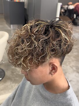 エデアンホンテン メンズサロン(EDEAN 本店 （旧：EDEAN 上通）) 熊本メンズカット スペインカール MEN'S HAIR ハイライト