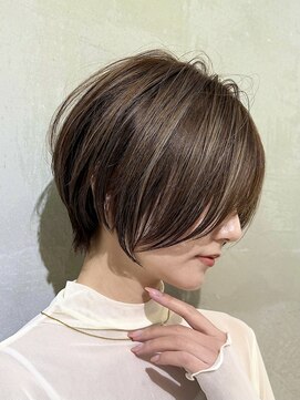 ロンド パルティール 大宮(Lond partir) ウェーブミディアム似合わせカットメルティカラーショート/大宮