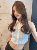 トレンド女神レイヤー×くびれバング×韓国っぽ美人スタイル川又