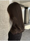 ブラウンベージュ/ロングレイヤー/髪質改善トリートメント