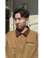 サップ 吹田店(Sup)&nbsp;センターパート/ラルフカール/メンズパーマ/メンズカット