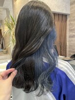 ヘアー ブランコ(hair Blanco) インナーカラーネイビー