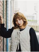 可愛いも大人びたも作れる。ゆるふわ肩上パーマスタイル☆