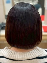 ヘアークリアー 春日部&nbsp;おしゃれな大人の”ツヤボブ” ブラウンカラー ナチュラルボブ