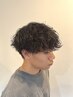 【初回メンズパーマ】カット＋デザインパーマ＋パーマケアトリートメント