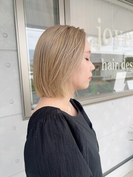 ジョワイユヘアーデザイン(Joyeux) 【joyeux】ハイトーンが可愛い♪カジュアルショート