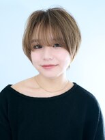 ロンドアンメゾン 原宿(Lond un Maison.)&nbsp;くびれヘア/アプリコットオレンジ/レイヤー/ショートボブ/韓国