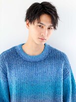 ヘアサロン ガリカ 表参道(hair salon Gallica) メンズパーマショートマッシュセンターパート七三