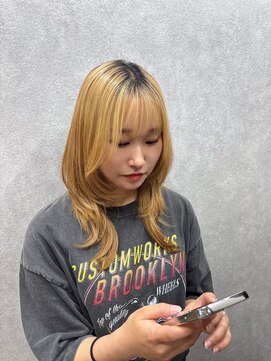 リープアルケー ヘアアンドヘッドスパ 錦糸町北口店(leap arche Hair&head spa) デザインカラー/暗めカラー/グランマッシュ/髪質改善/錦糸町