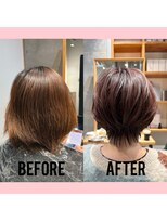 アルトル 池袋2nd(altru)&nbsp;ピンクが素敵なショートスタイル