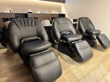 フルフラットのシャンプー台はまさに、癒し空間！