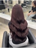 クラゲヘアー/小顔に見せるヘア/ココアベージュ/栄