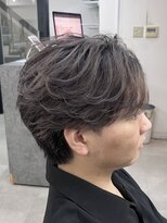 アイトーキョー 渋谷(AI TOKYO) ダークグレージュ/グレージュ/フェザーショート/センターパート