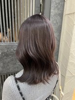 ニューヨークニューヨーク 三宮店(NYNY) ブリーチあり/ツヤ感のあるカシスグレー