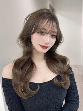コア 銀座(COA) 薄め前髪×顔まわりで小顔レイヤーロング