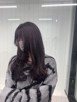 ヘアースマイルクー(HAIR SMILE COEUR)&nbsp;【COEUR/YUI】ピンクパープル レイヤーカット ♪