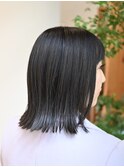 切りっぱなしボブ