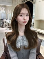 ネクストハラジュク(NEXT HARAJUKU)&nbsp;ブリーチなしダブルカラー/顔周りカット/レイヤー/透明感カラー