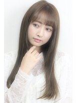 ラフヘアーアンドライフ 所沢東口店(LAF Hair&Life)&nbsp;自然な艶としなやかな手触りのストレートスタイルでうねりを改善