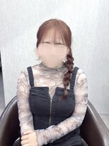 ヘアーデザインルアナ(Hair design Luana.)&nbsp;ブリーチなしピンクブラウン