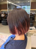 チップ タップ 成増店(tip top) デザインカラー×ショートカットスタイル